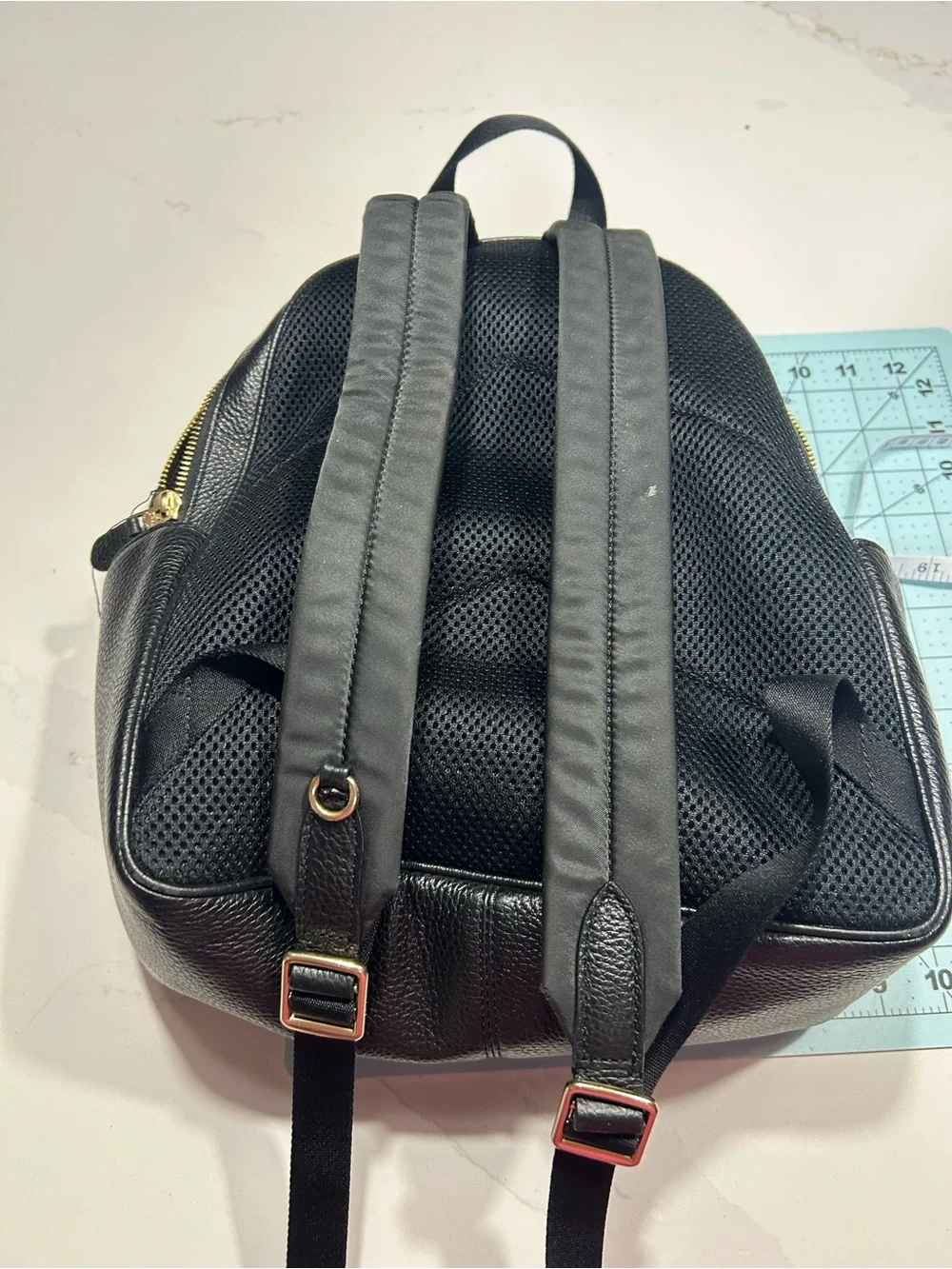 Coach Court Backpack Refined Pebble Leather Bag 5666